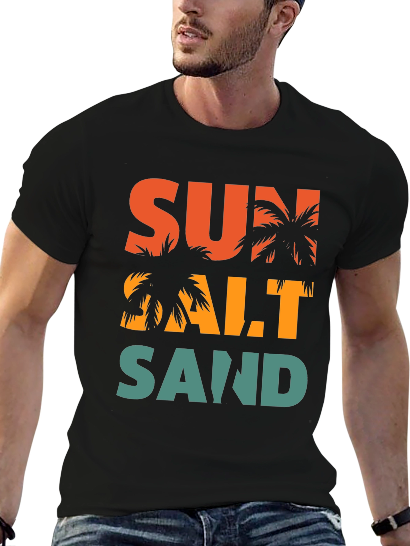 Sun Salt Sand Graphic Tee - Vacation Mode