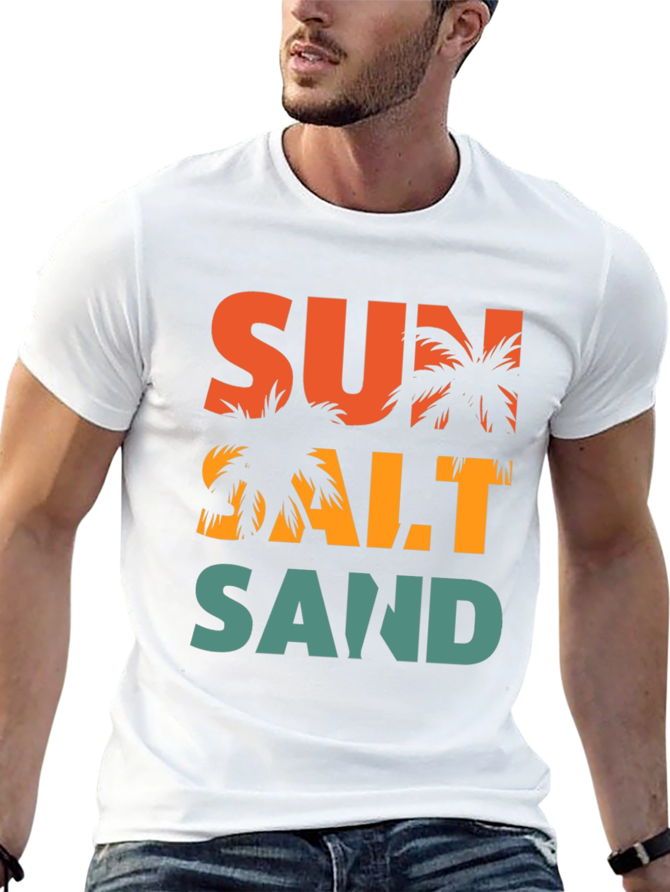Sun Salt Sand Graphic Tee - Vacation Mode