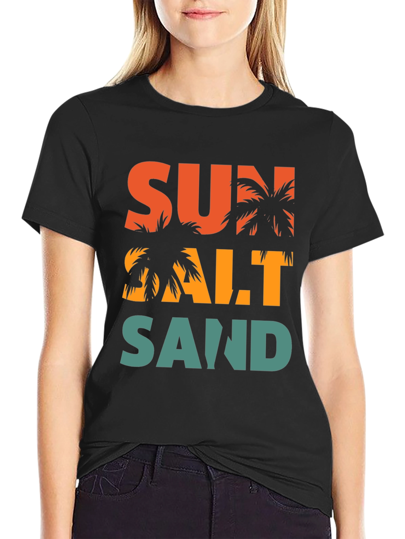 Sun Salt Sand Graphic Tee - Vacation Mode