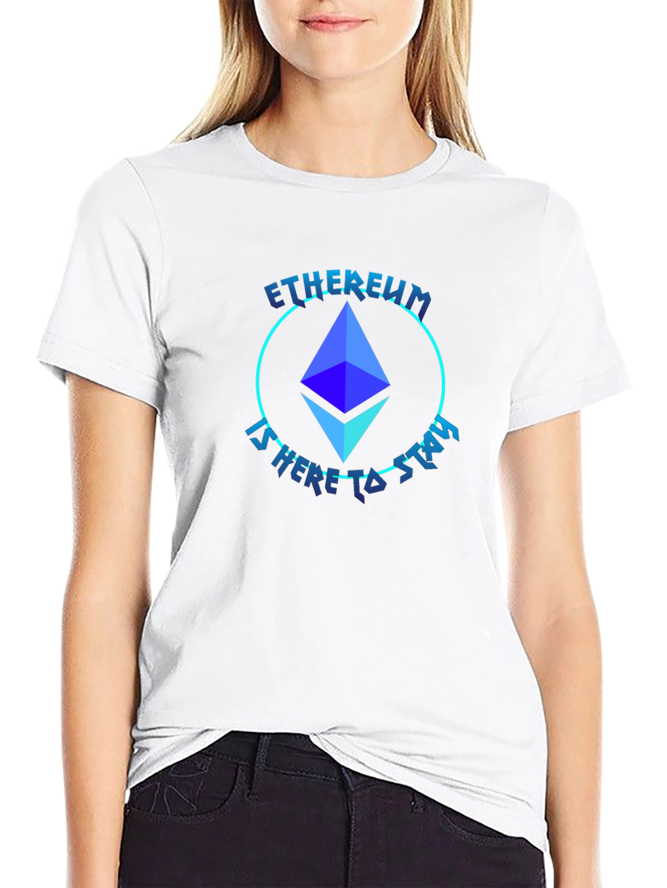 Ethereum Crypto T-Shirt - Here to Stay!