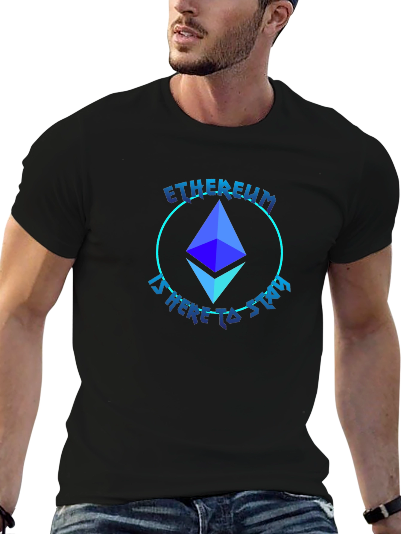 Ethereum Crypto T-Shirt - Here to Stay!