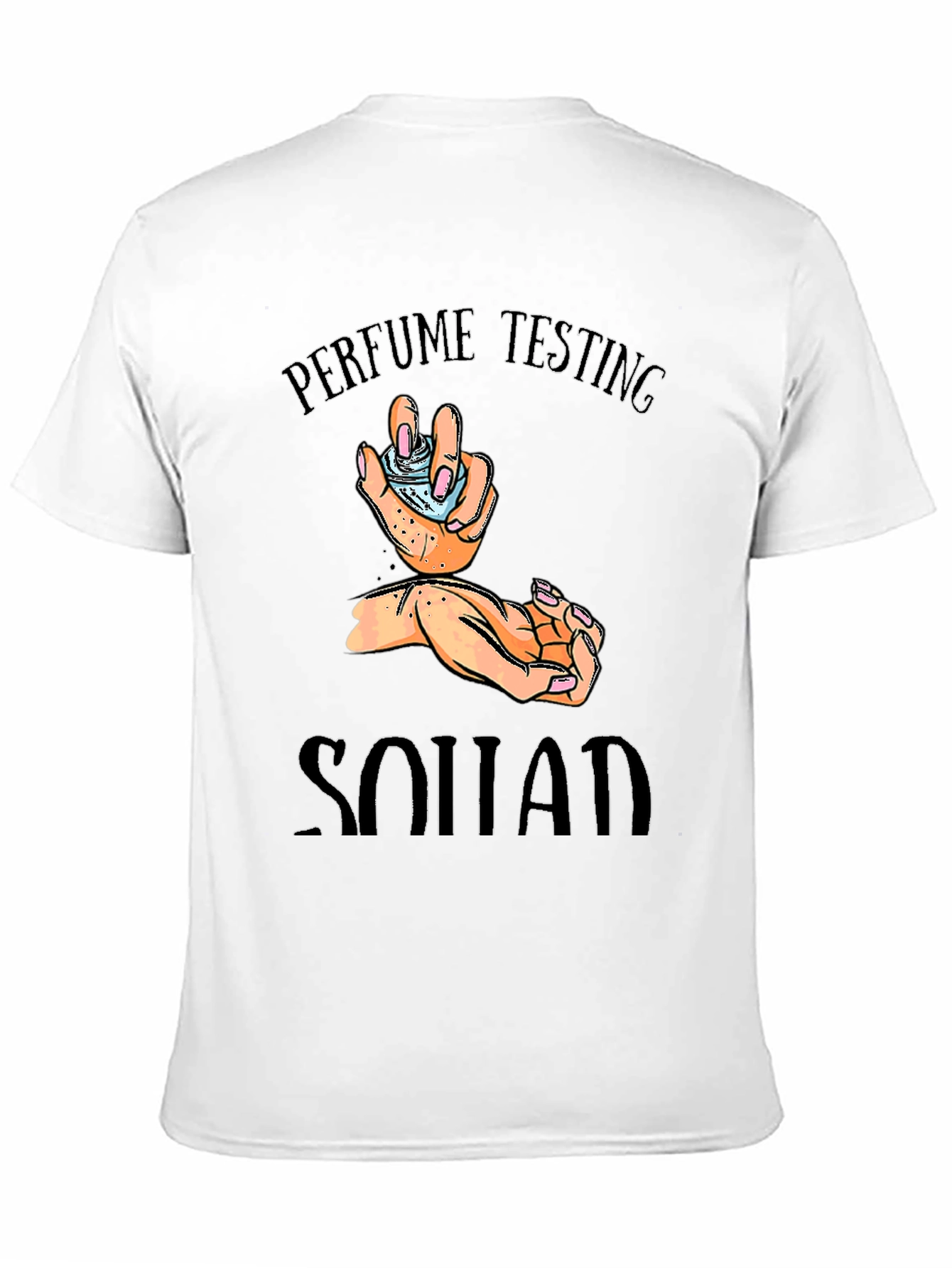 Perfume Testing Squad Black Graphic Tee