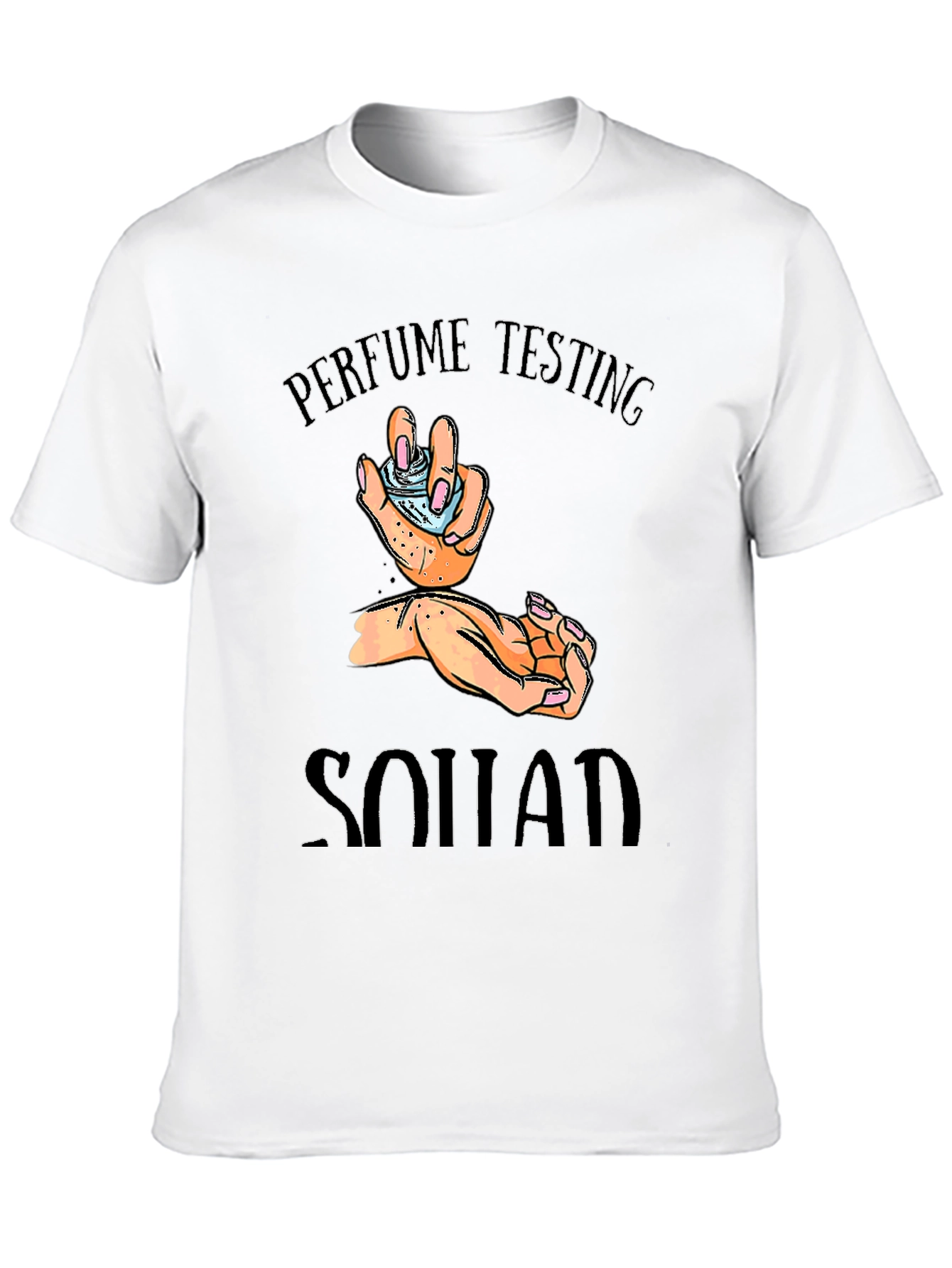 Perfume Testing Squad Black Graphic Tee