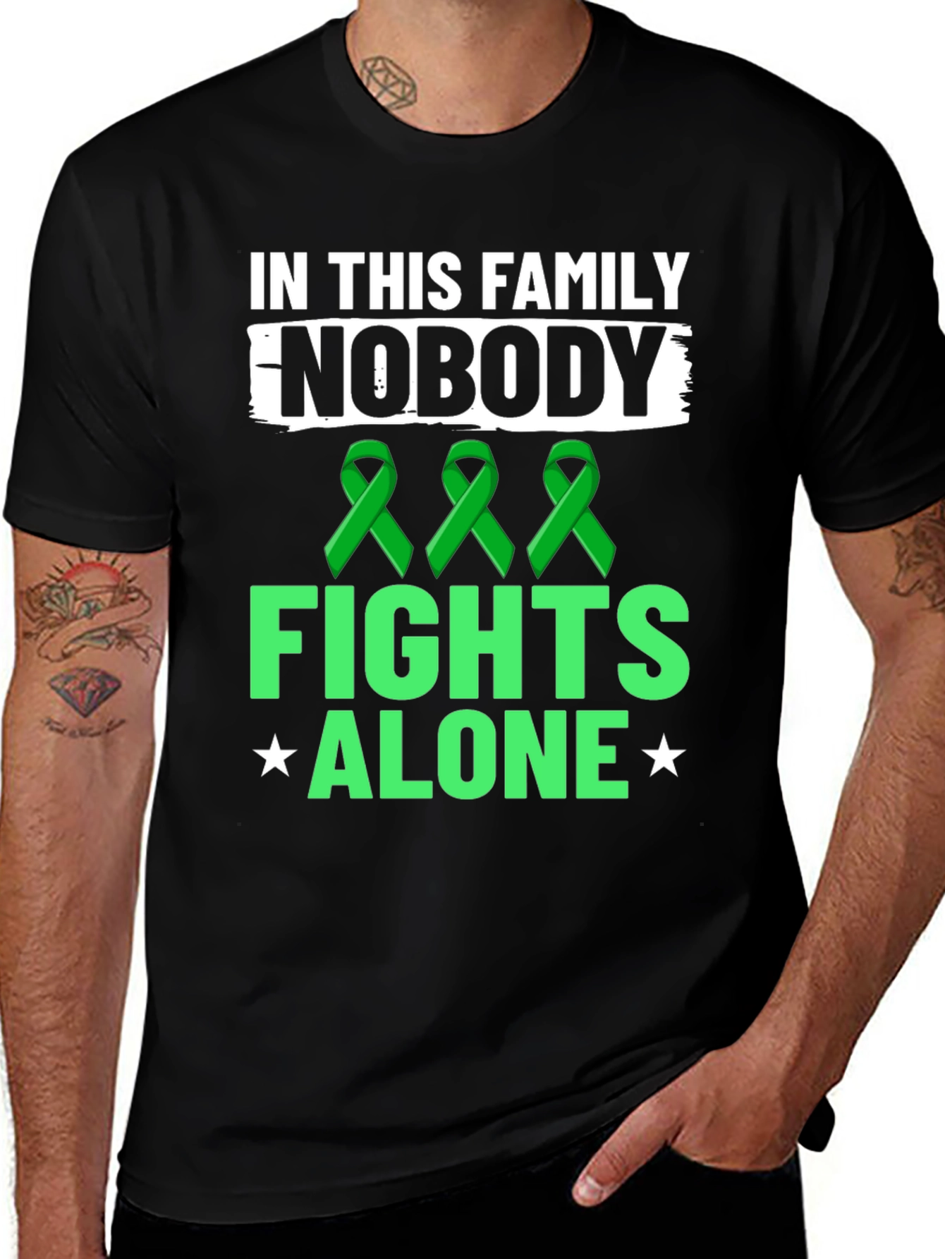 Family Fights Alone Awareness T-Shirt