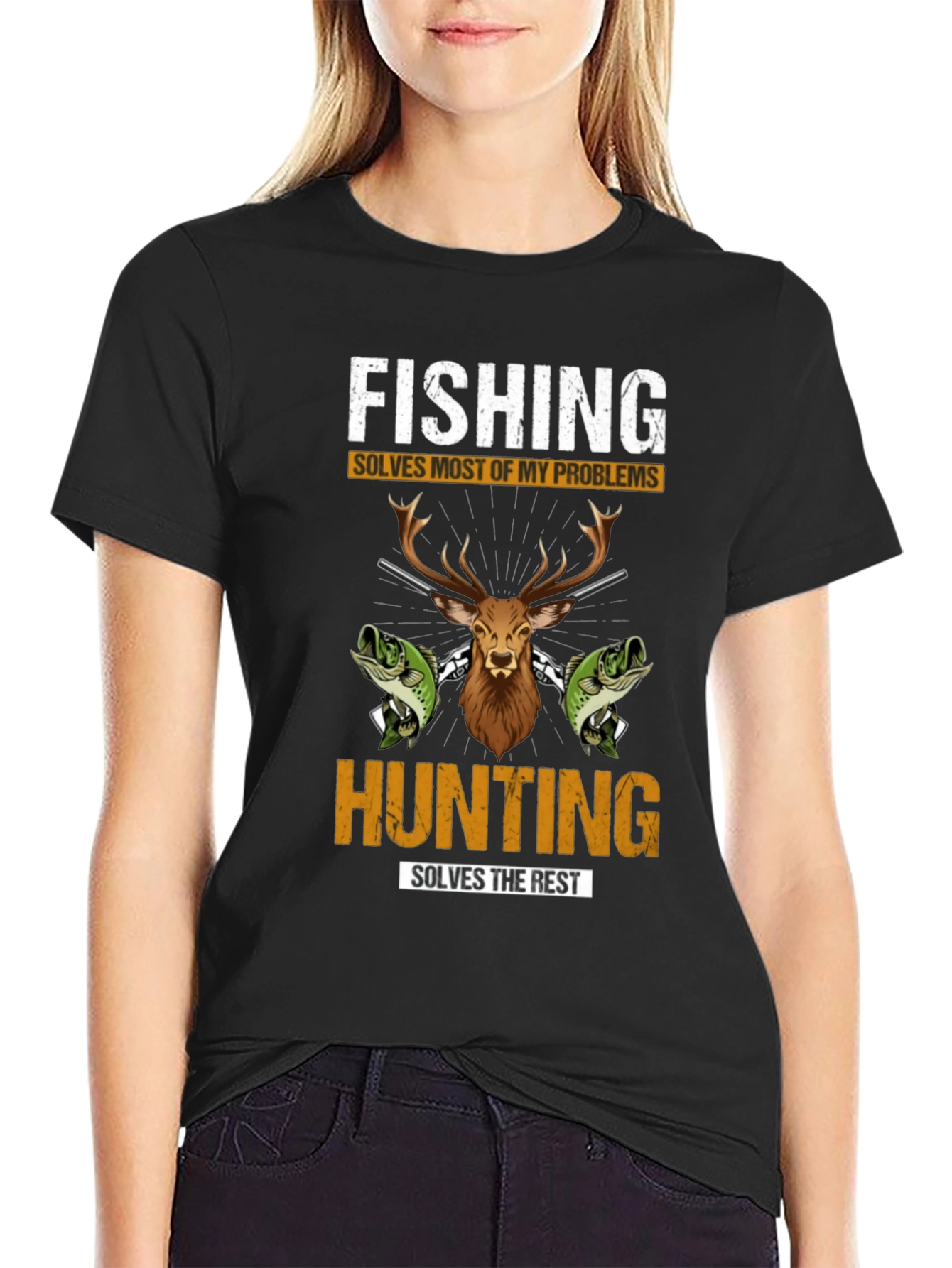 Fishing & Hunting Graphic Tee