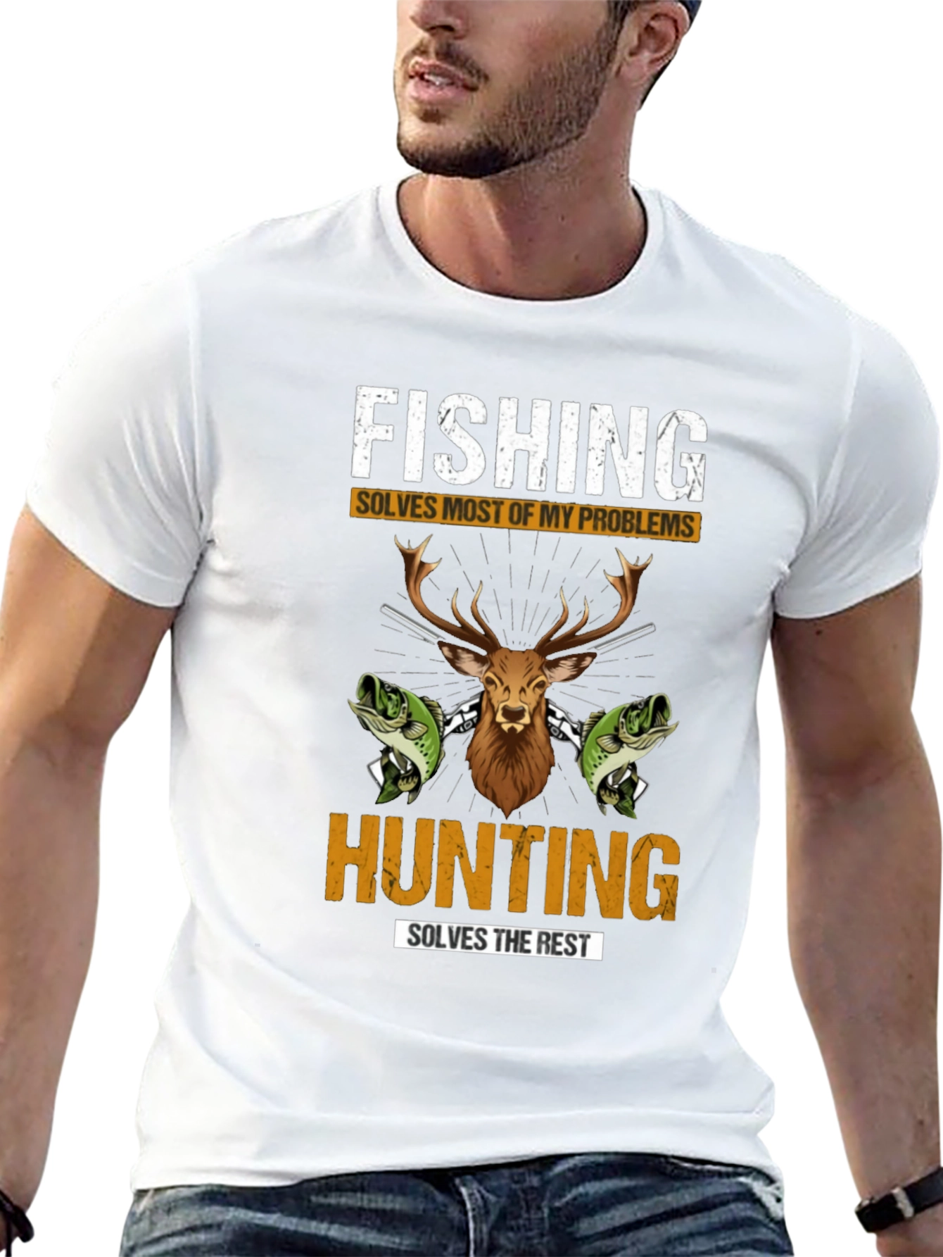 Fishing & Hunting Graphic Tee