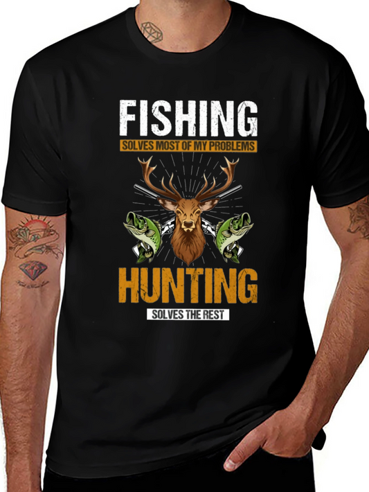 Fishing & Hunting Graphic Tee
