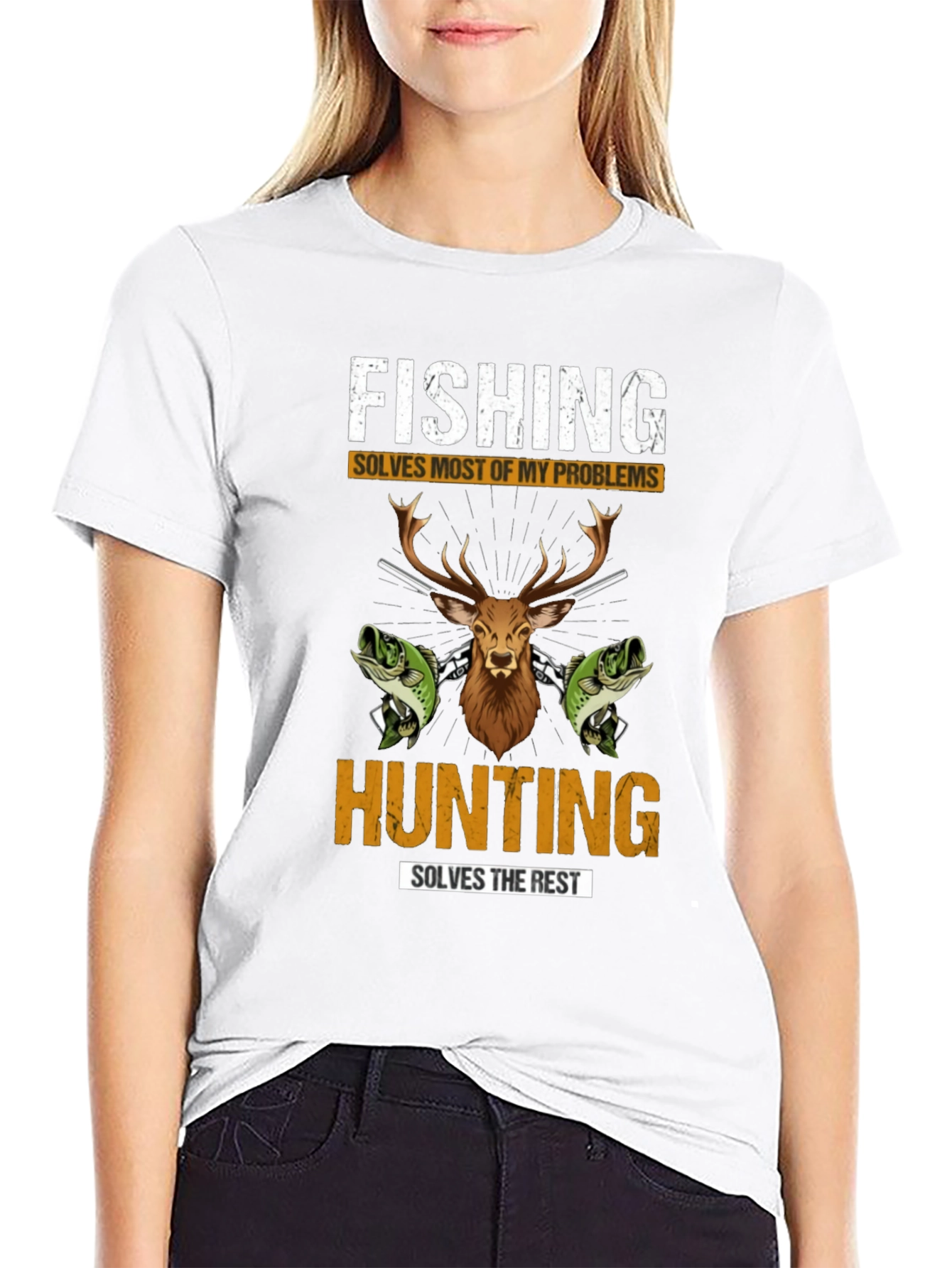 Fishing & Hunting Graphic Tee