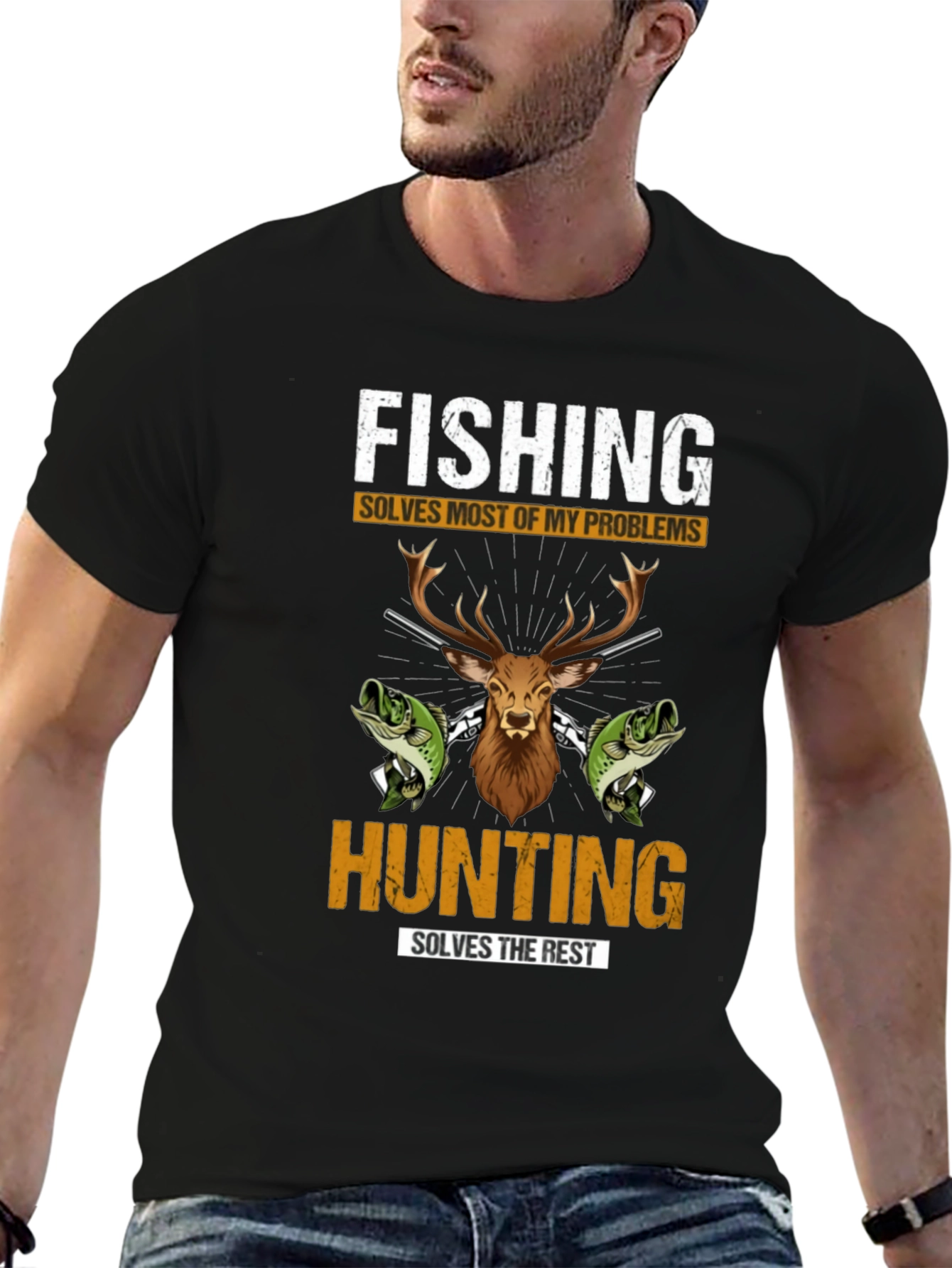 Fishing & Hunting Graphic Tee