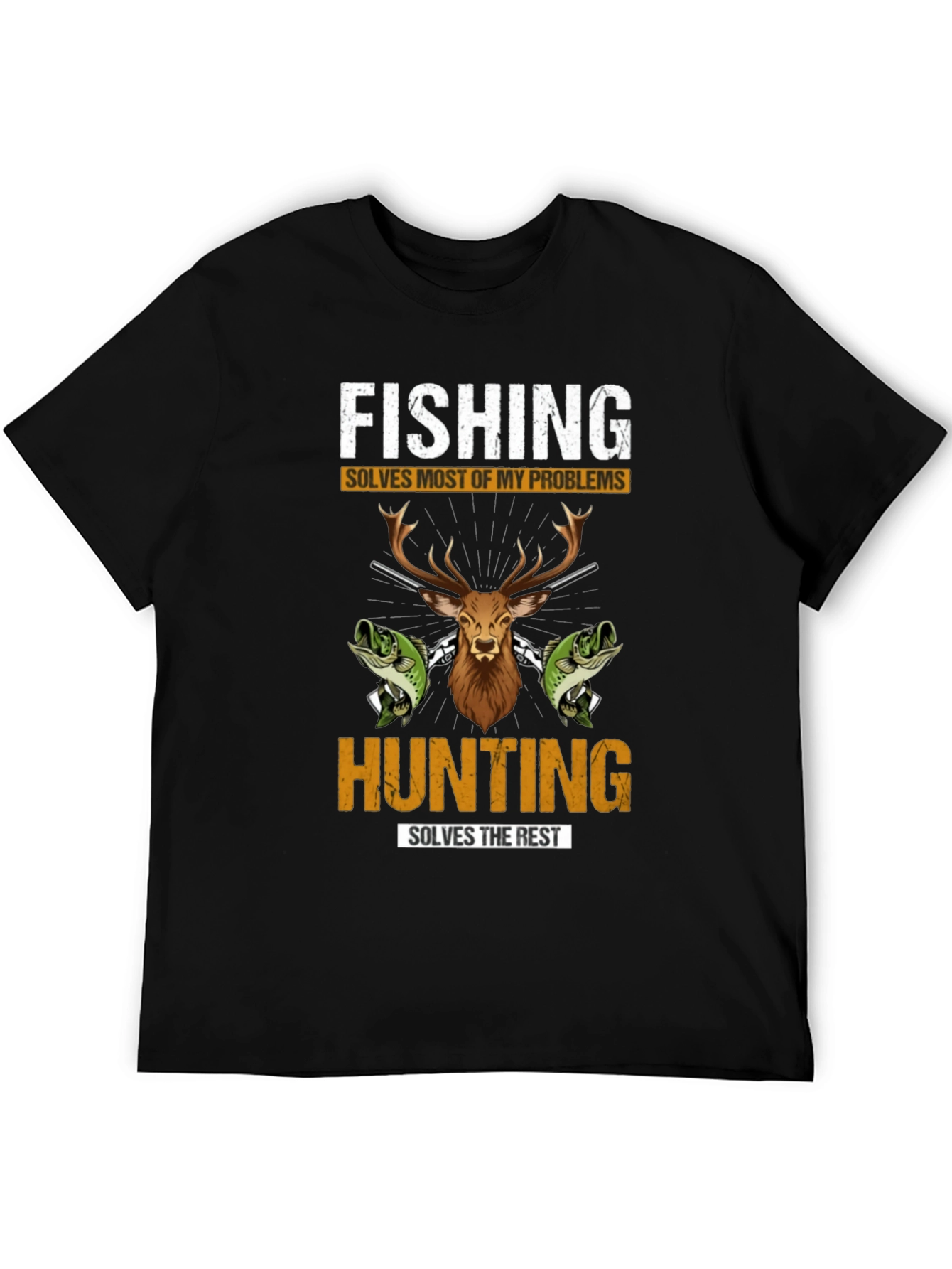 Fishing & Hunting Graphic Tee