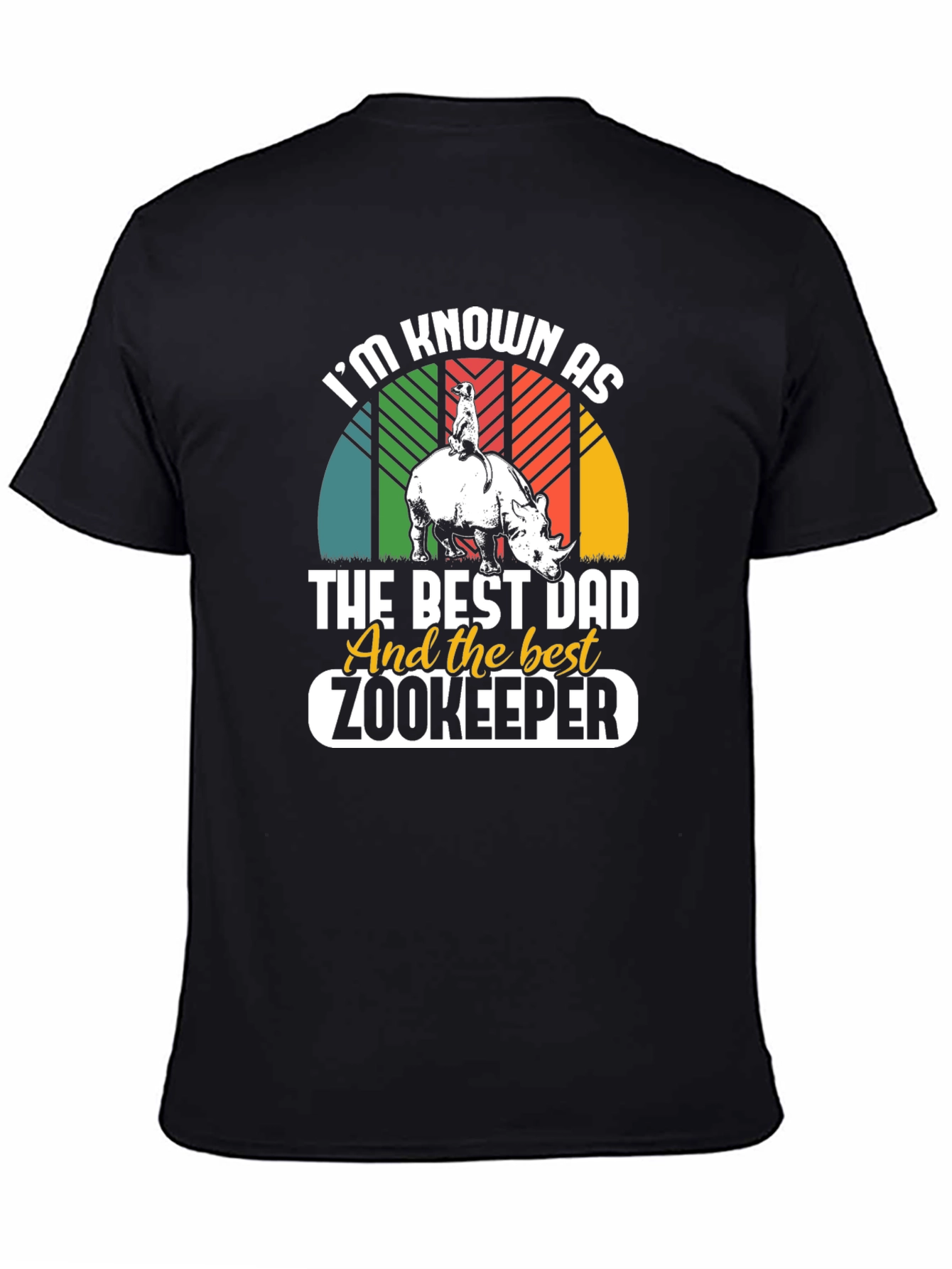 Best Dad Zookeeper Graphic T-Shirt