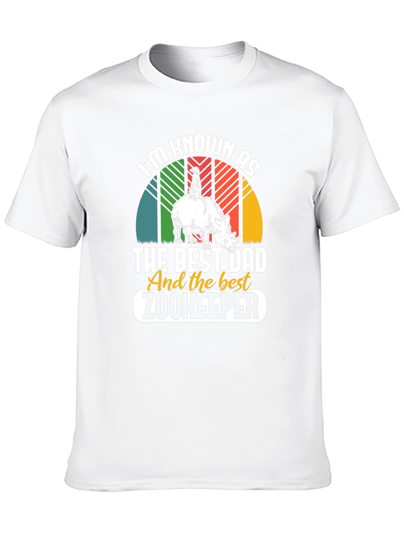 Best Dad Zookeeper Graphic T-Shirt
