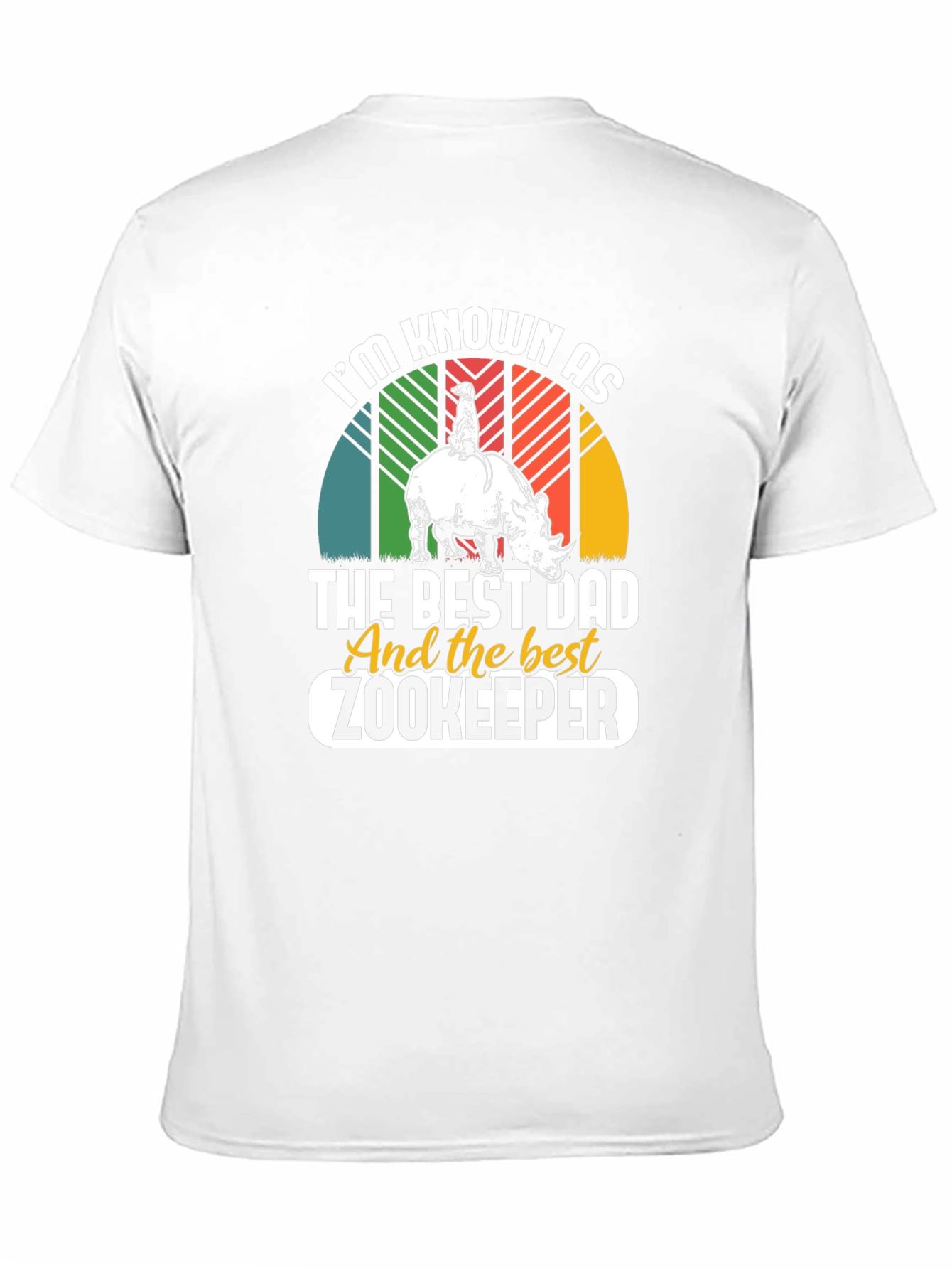 Best Dad Zookeeper Graphic T-Shirt