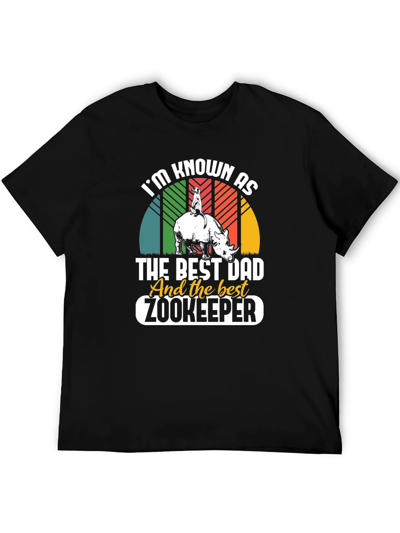 Best Dad Zookeeper Graphic T-Shirt
