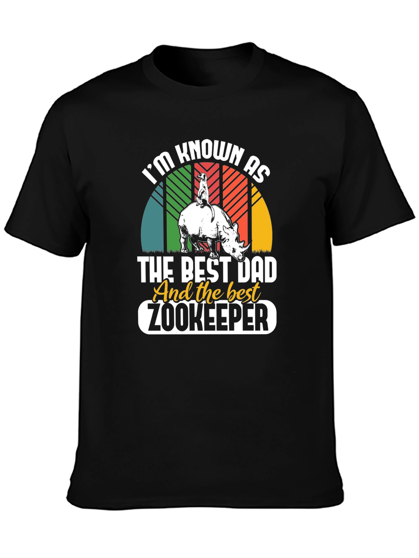 Best Dad Zookeeper Graphic T-Shirt