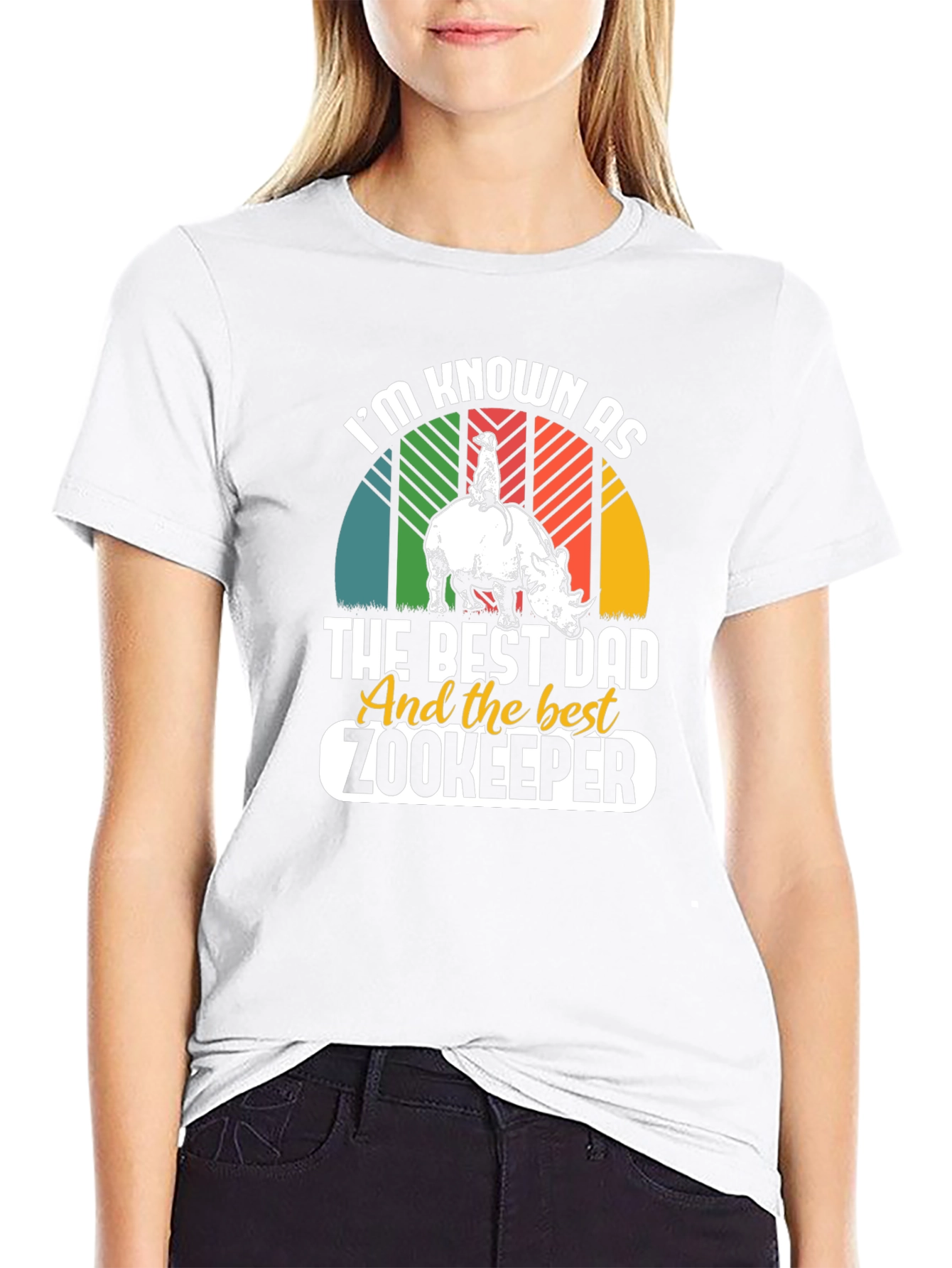 Best Dad Zookeeper Graphic T-Shirt