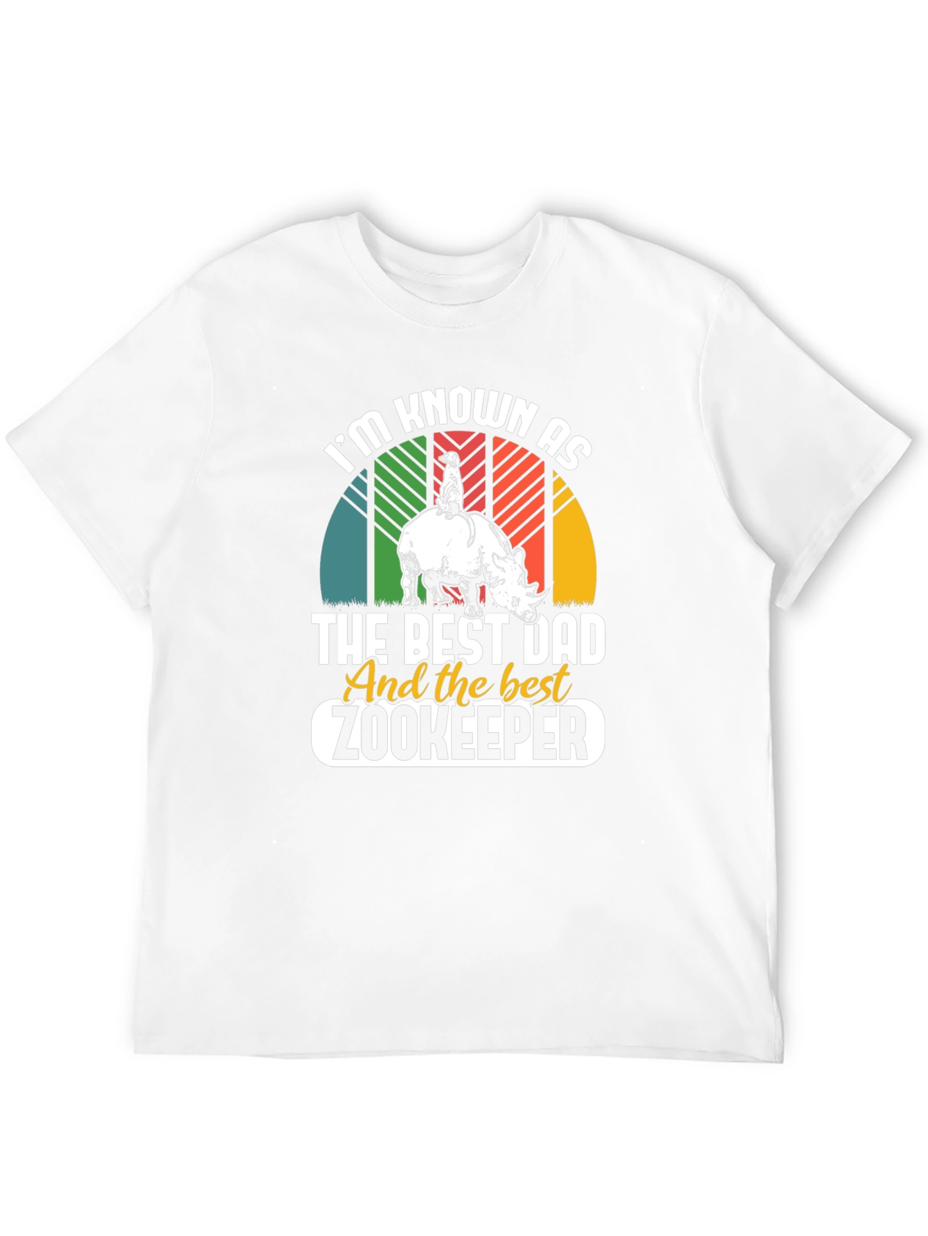 Best Dad Zookeeper Graphic T-Shirt