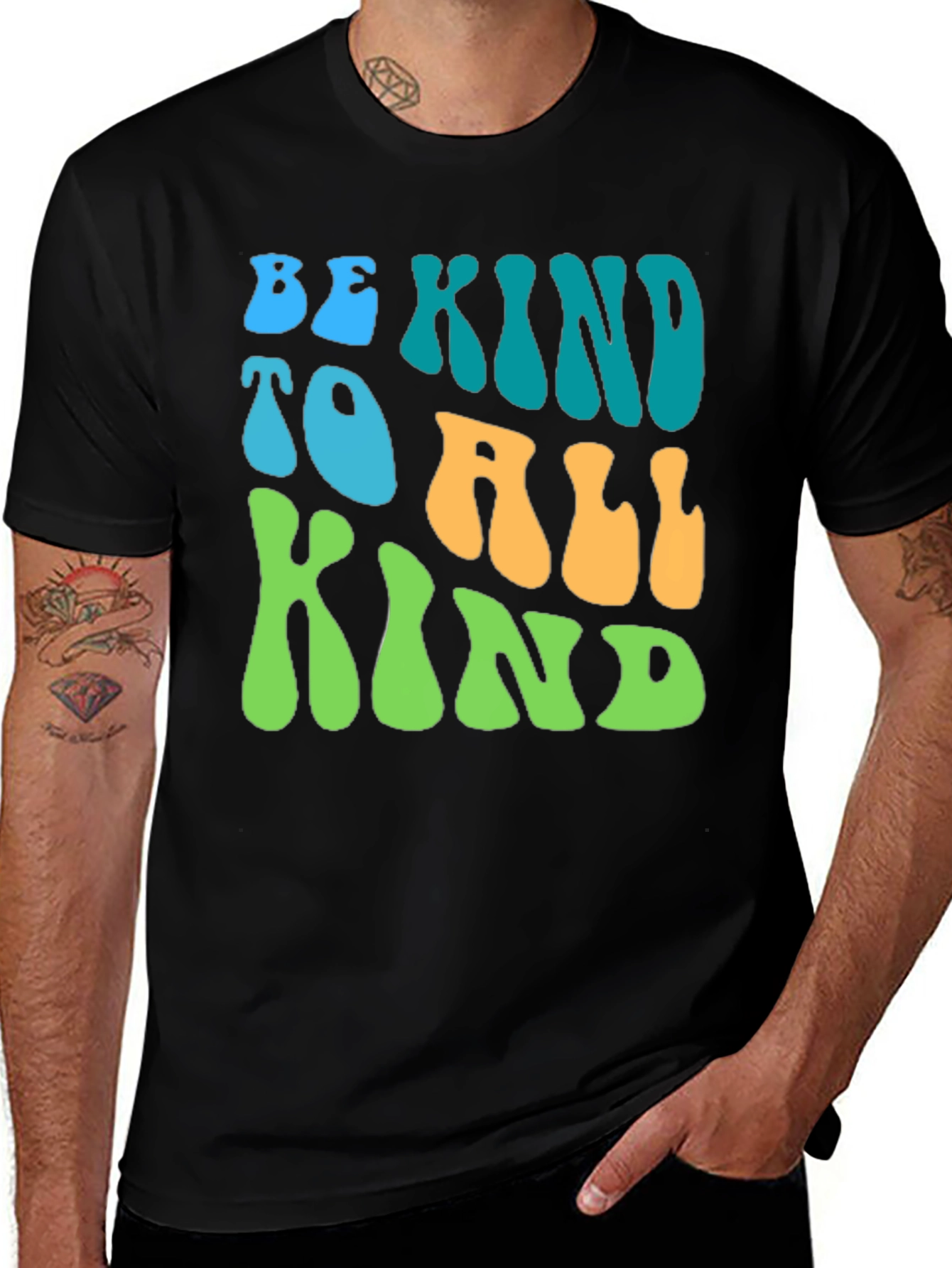 Be Kind T-Shirt - Retro Positive Graphic Tee