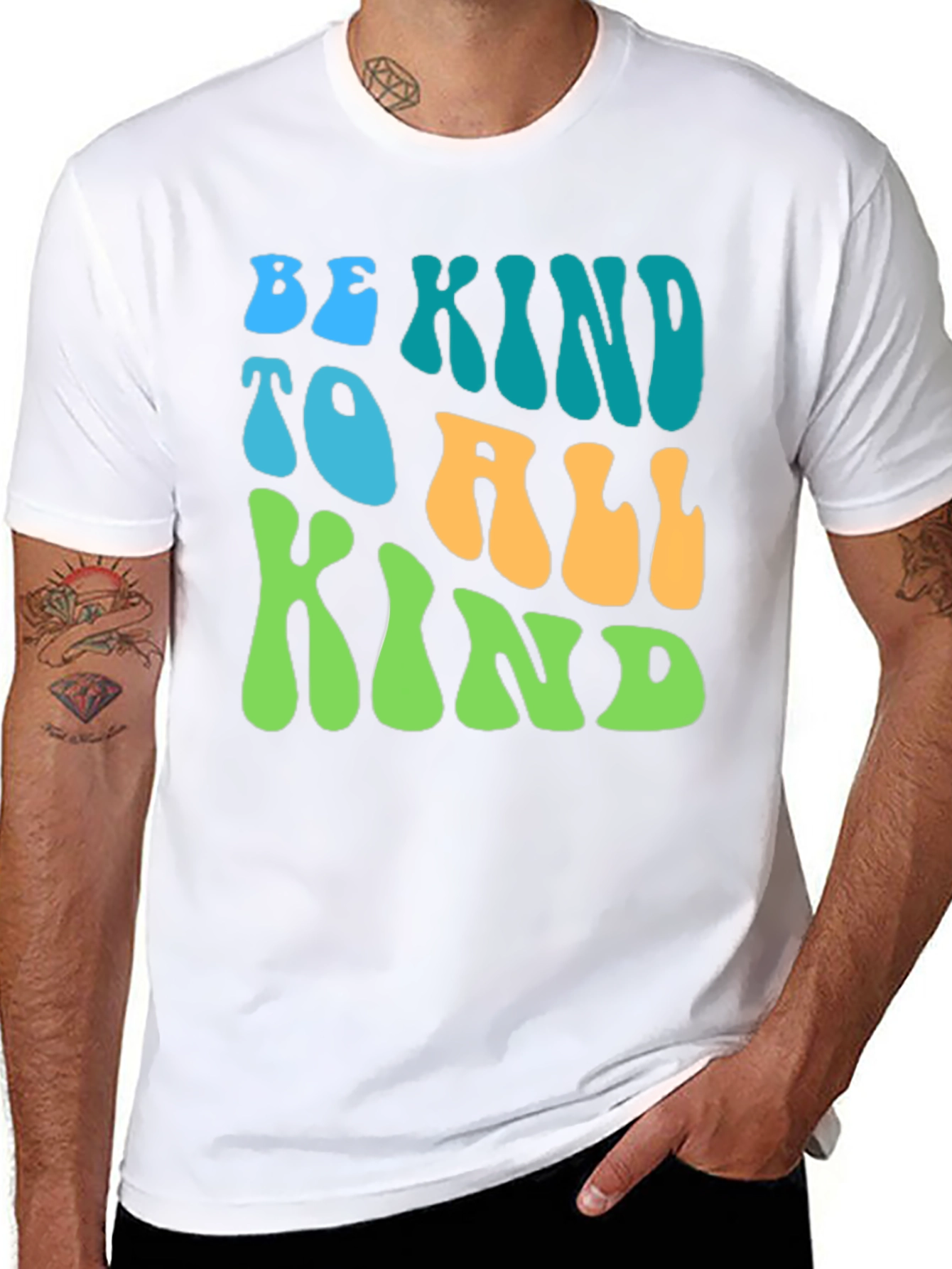 Be Kind T-Shirt - Retro Positive Graphic Tee