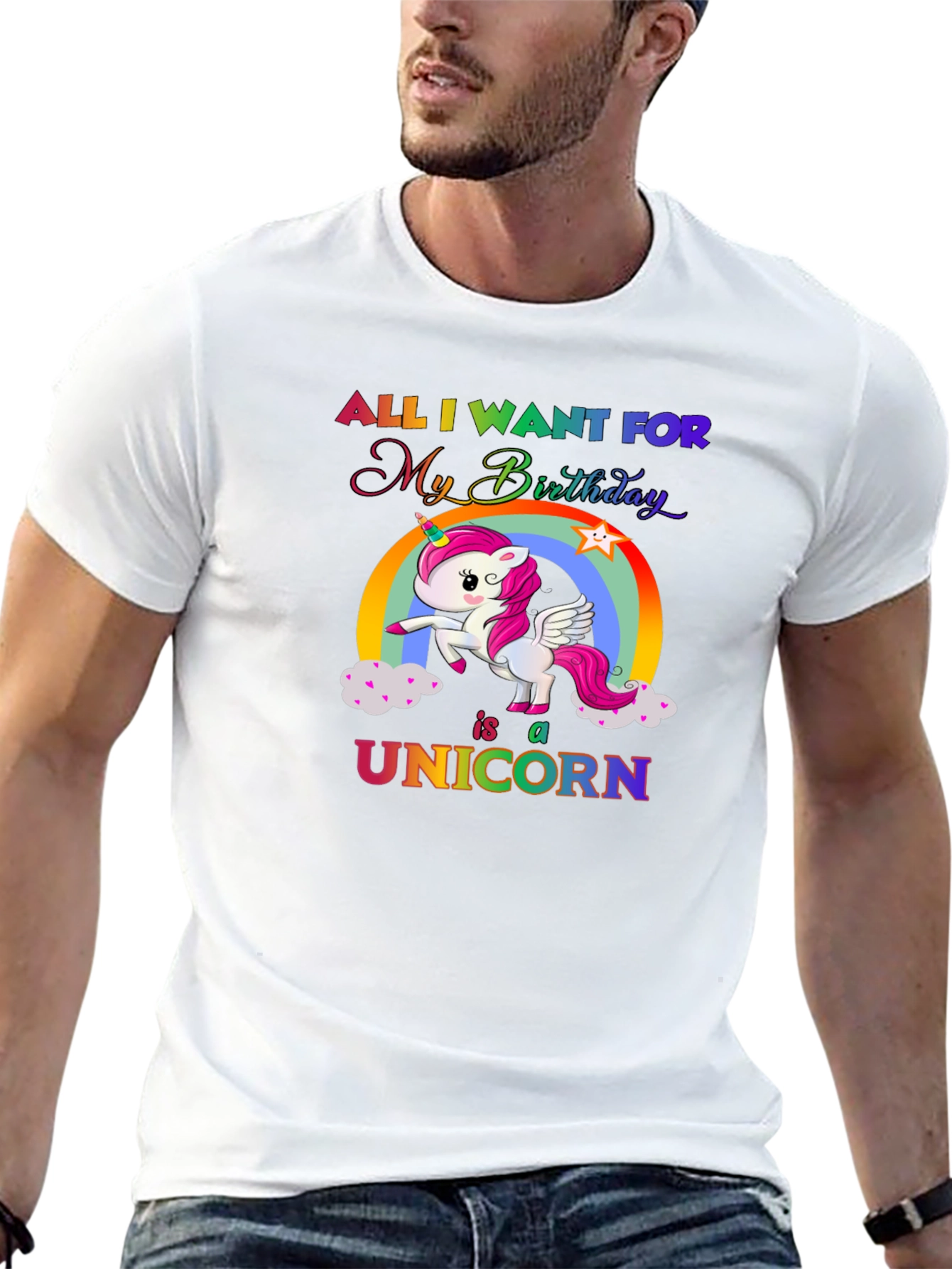 Unicorn Birthday Wish T-Shirt