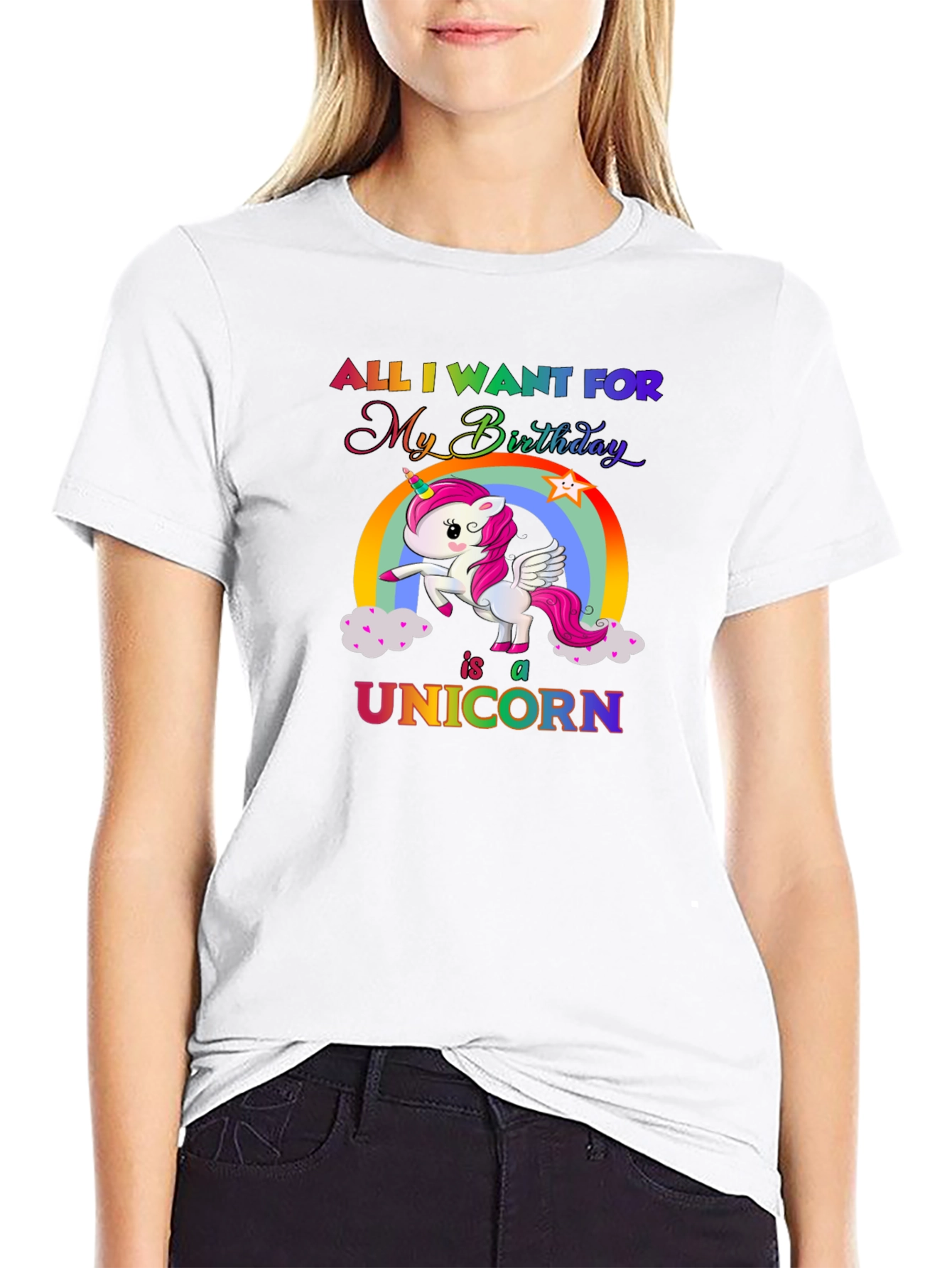 Unicorn Birthday Wish T-Shirt