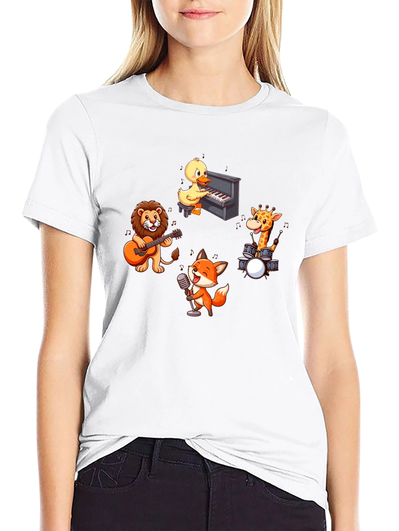 Musical Animal Band T-Shirt - Fun and Unique