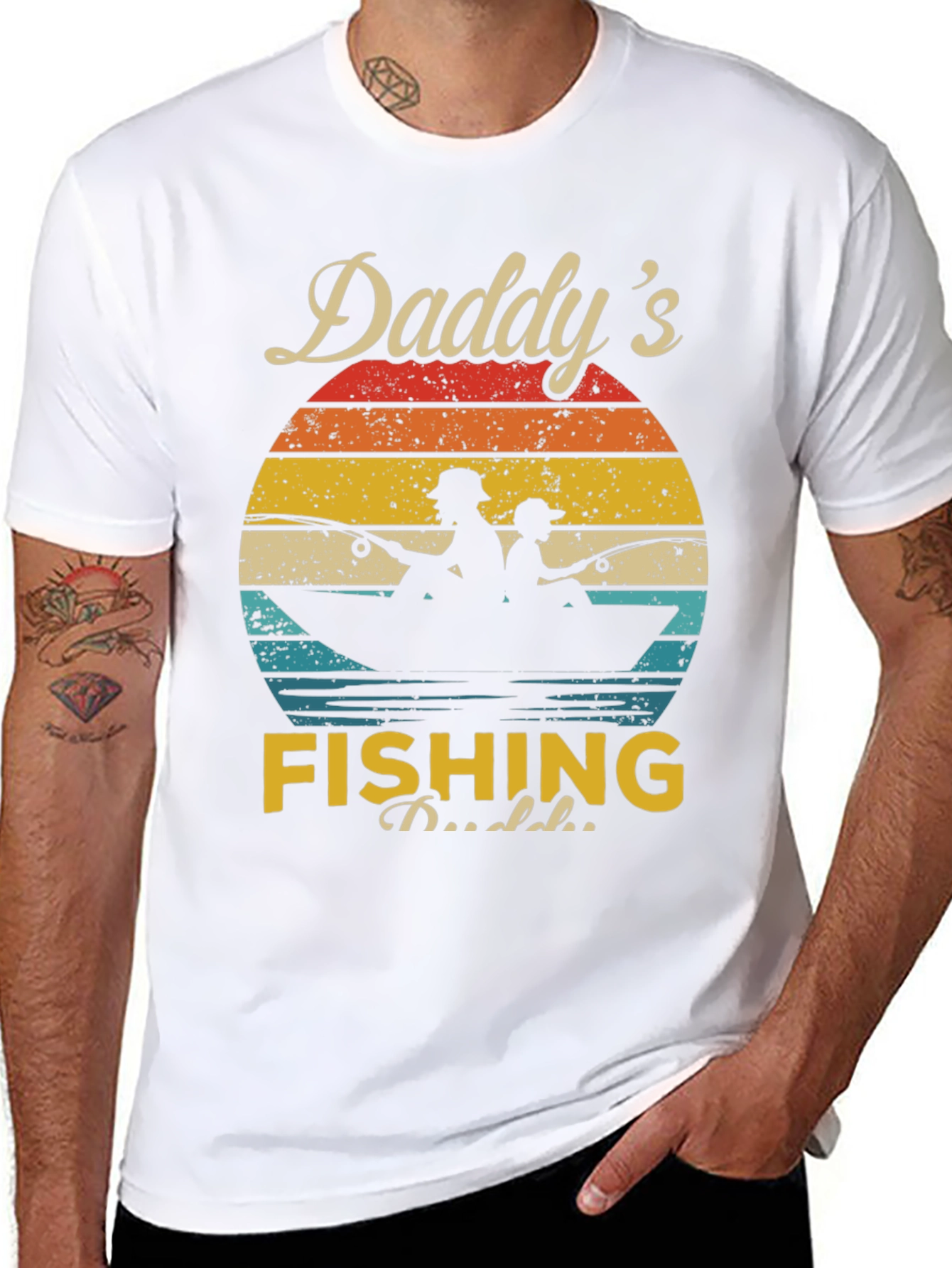 Daddys Fishing Buddy Graphic Tee
