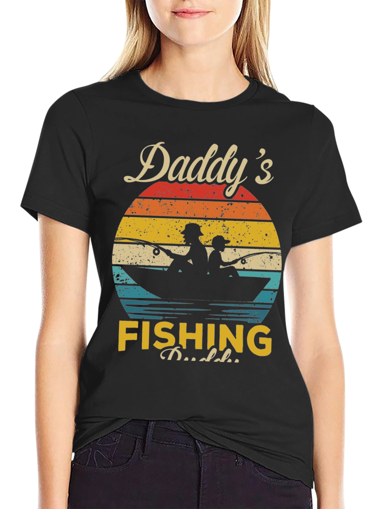 Daddys Fishing Buddy Graphic Tee
