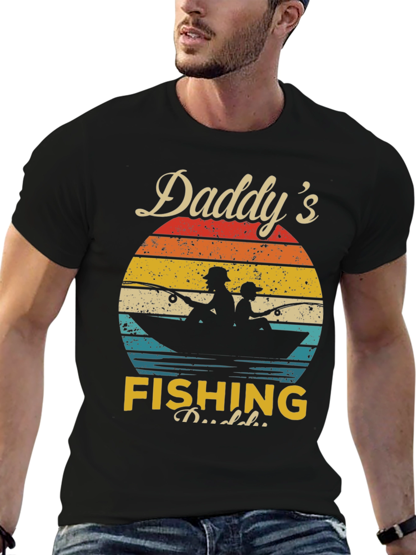 Daddys Fishing Buddy Graphic Tee