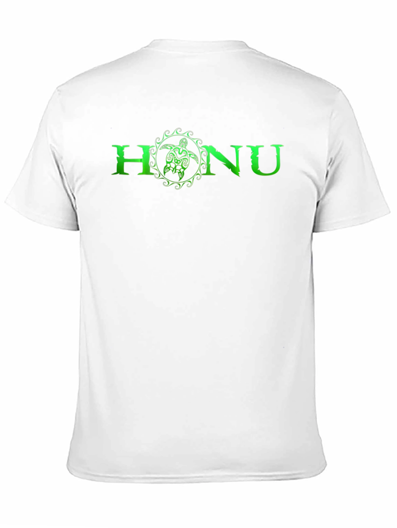 HANU Turtle Green Graphic T-Shirt - Black