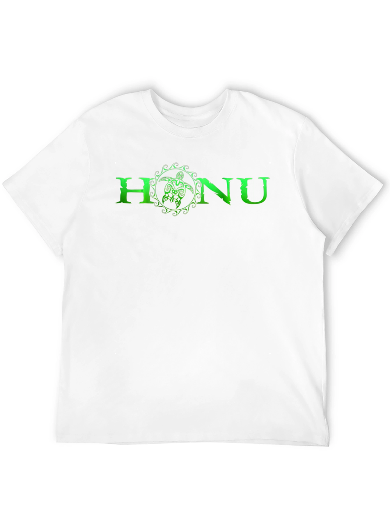 HANU Turtle Green Graphic T-Shirt - Black