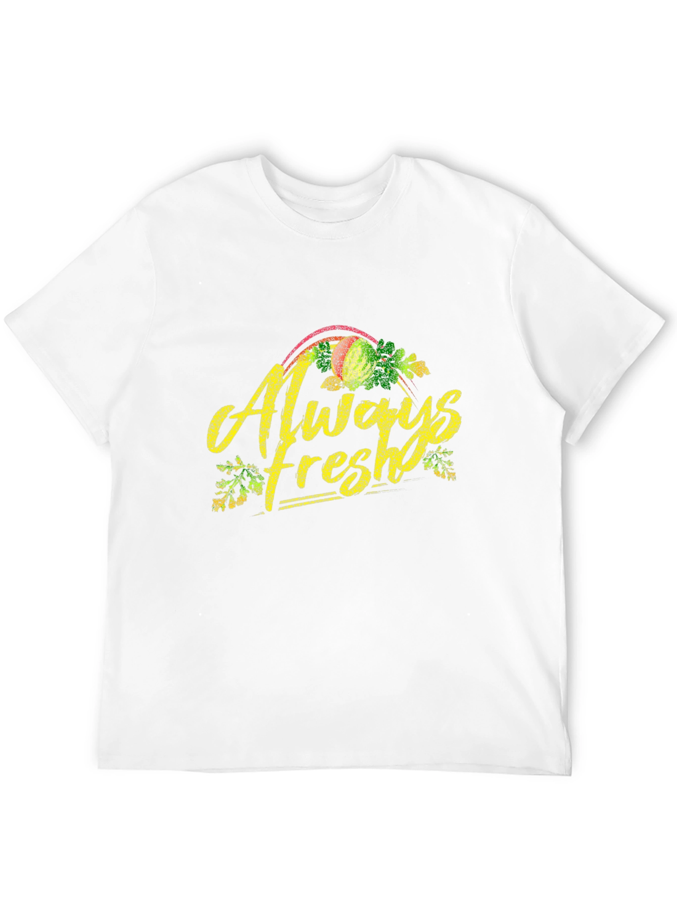 Always Fresh Black Graphic Tee
