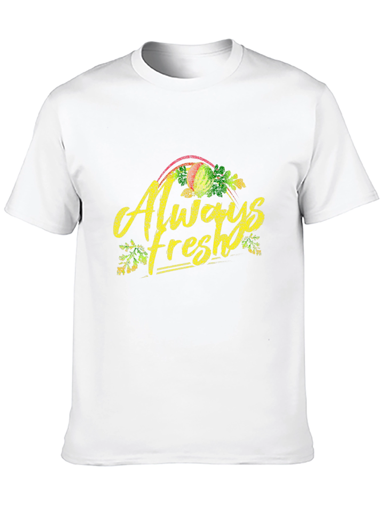 Always Fresh Black Graphic Tee