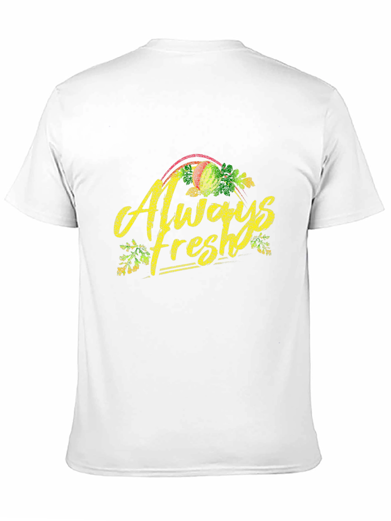 Always Fresh Black Graphic Tee