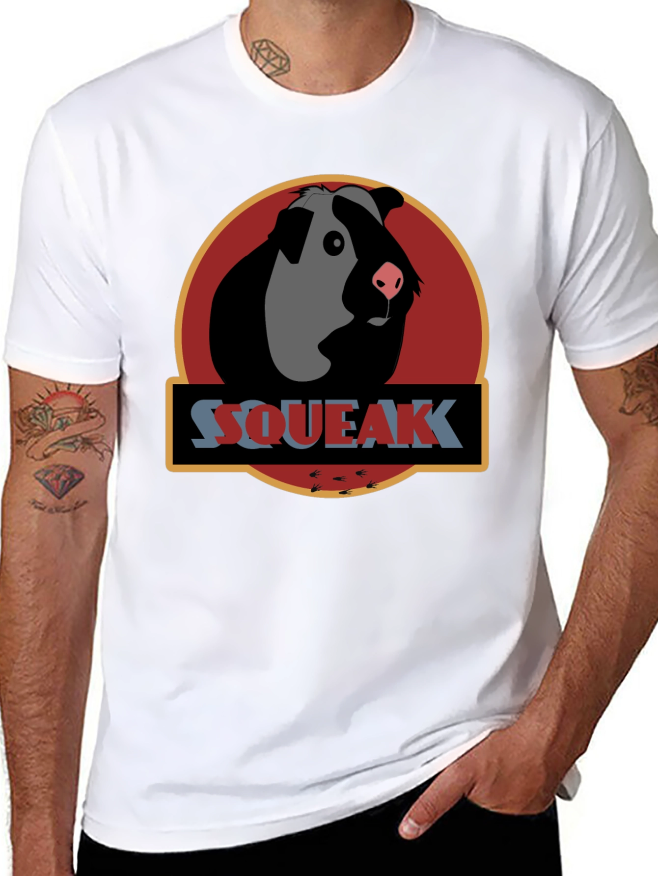 Squeak! Guinea Pig Graphic T-Shirt