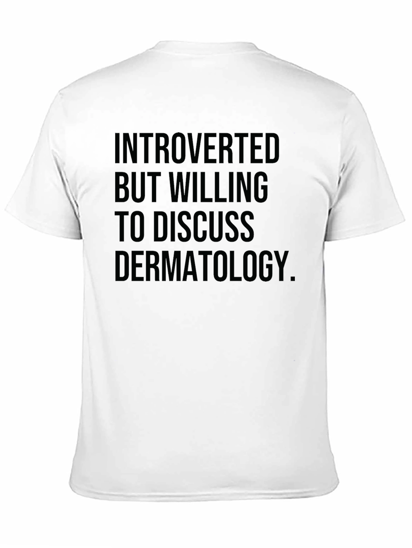 Introverted Dermatology Tee - Black T-Shirt