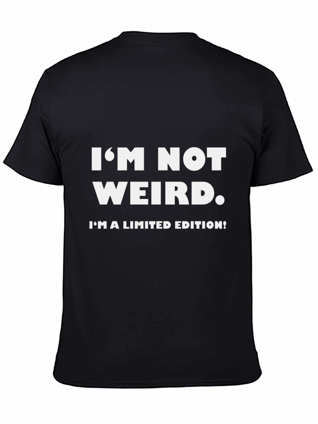 Limited Edition Funny Graphic T-Shirt - Black