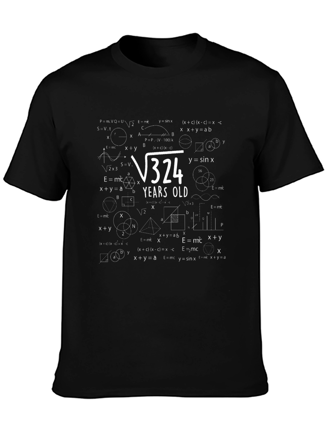 Funny 18th Birthday T-Shirt Math Formula Gift