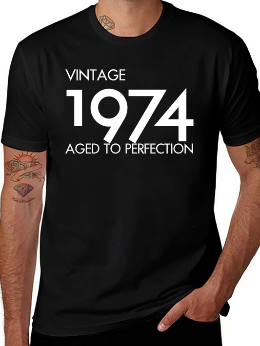 Vintage 1974 Aged to Perfection T-Shirt