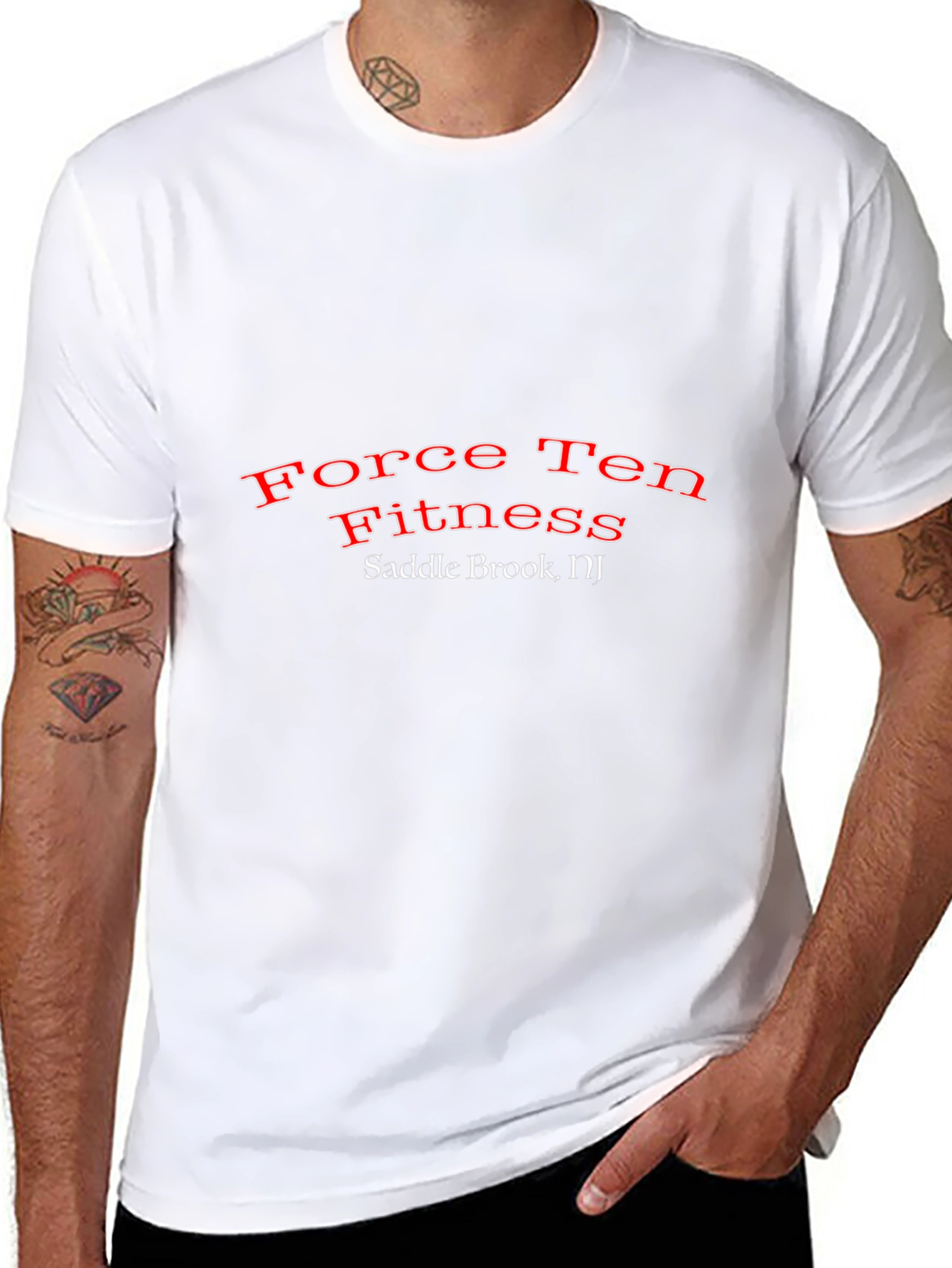 Force Ten Fitness Black T-Shirt