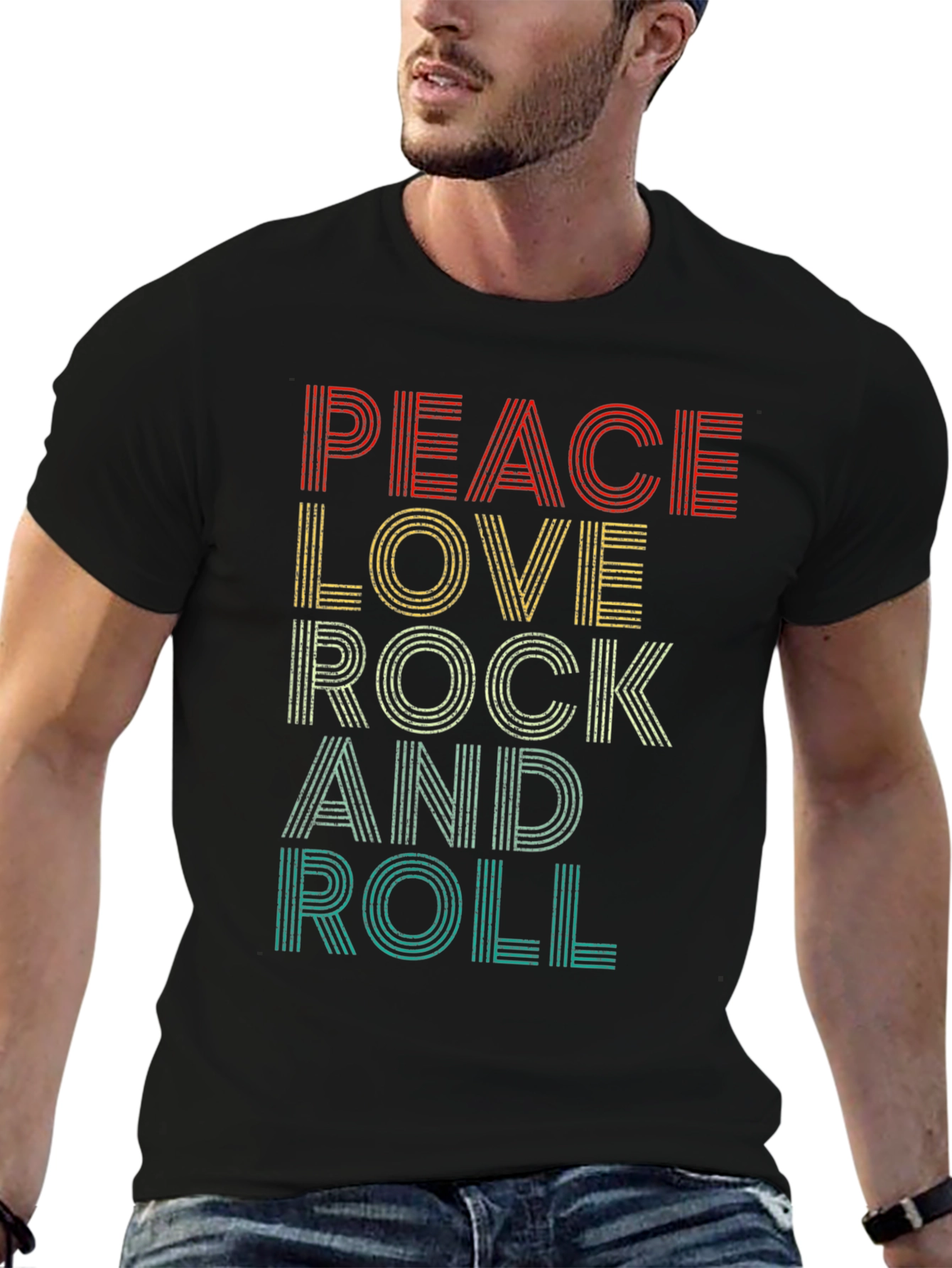 Peace Love Rock and Roll T-Shirt