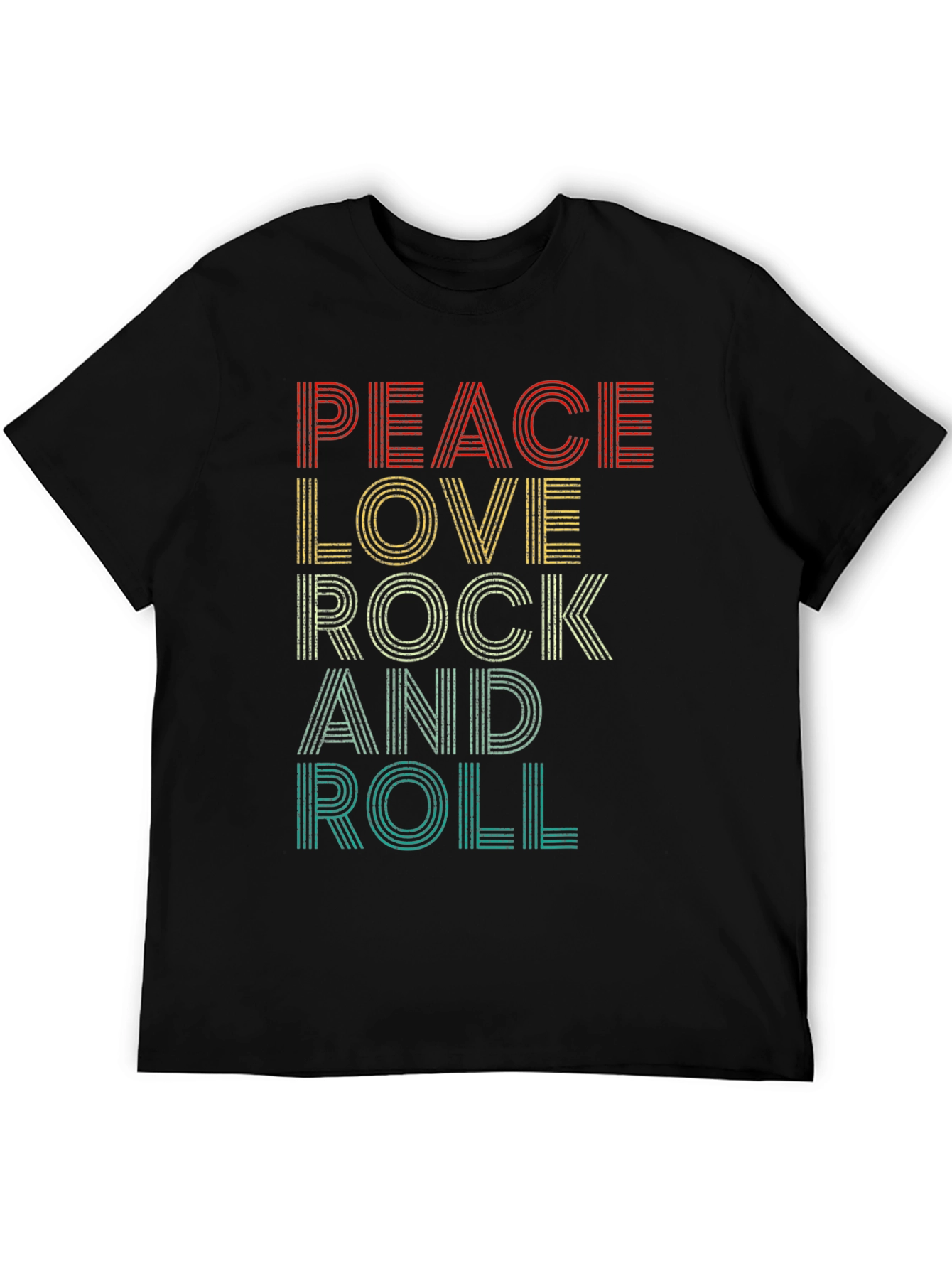 Peace Love Rock and Roll T-Shirt
