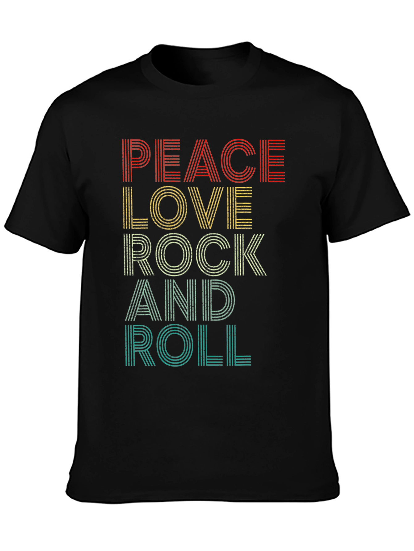 Peace Love Rock and Roll T-Shirt
