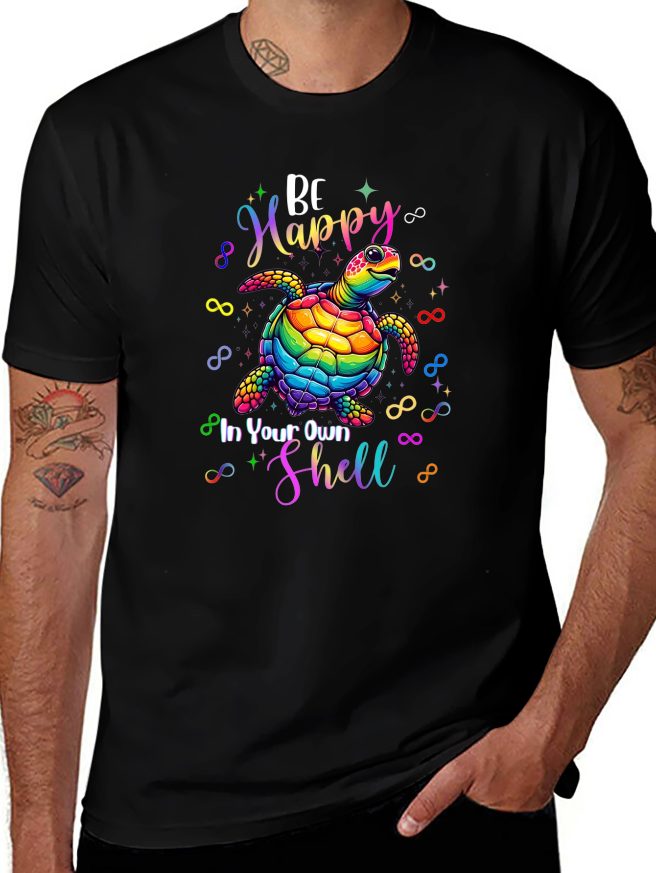Be Happy In Your Own Shell Turtle T-Shirt