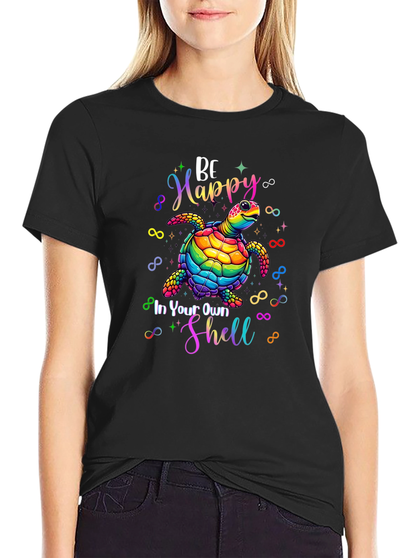 Be Happy In Your Own Shell Turtle T-Shirt