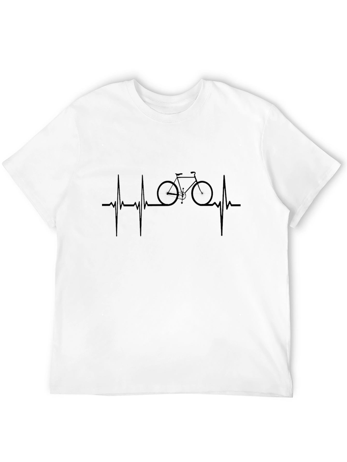 Heartbeat Bicycle Graphic Tee - Ride On!