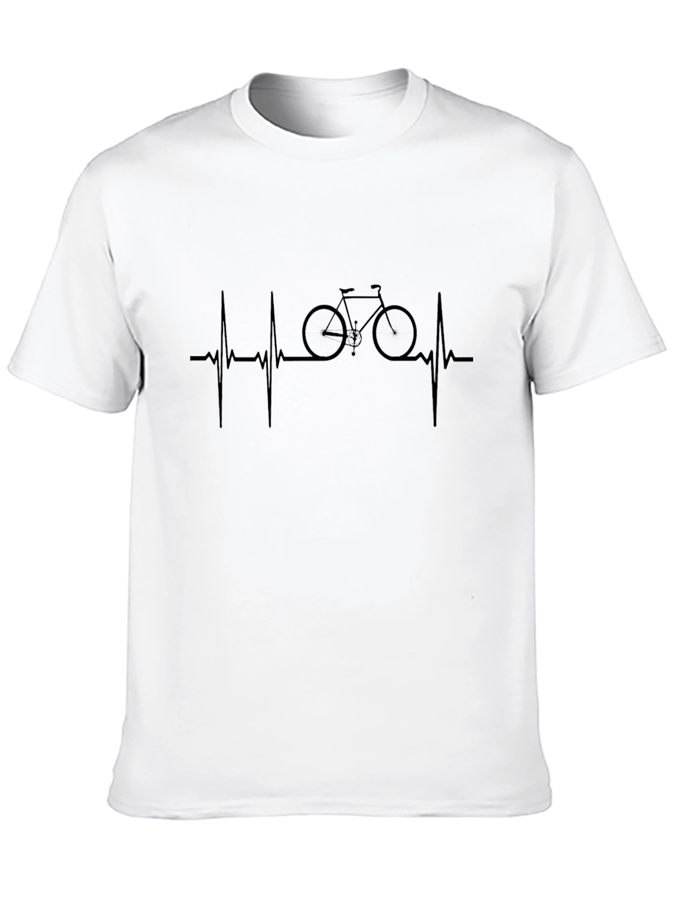 Heartbeat Bicycle Graphic Tee - Ride On!