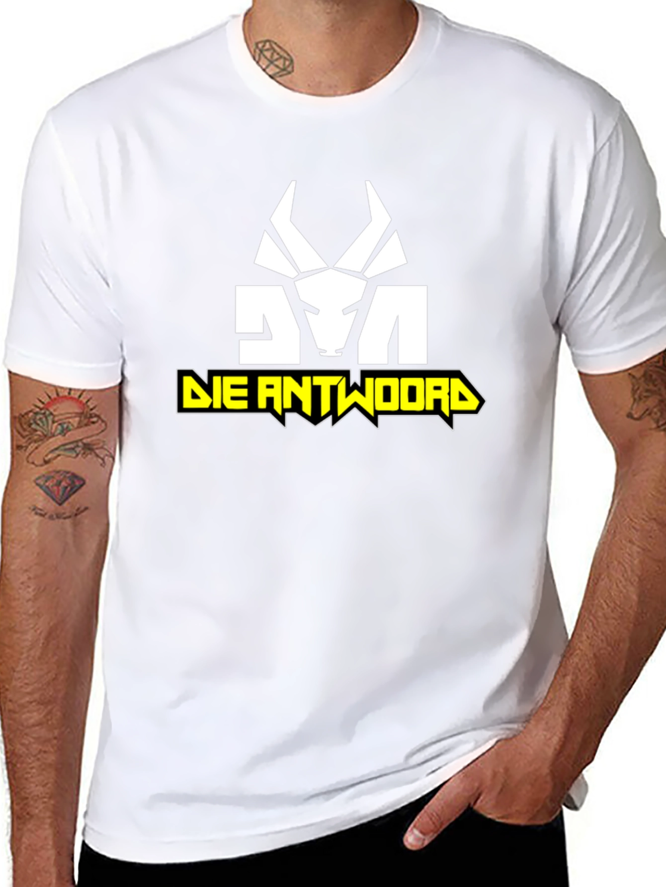 Die Antwoord Graphic Print Black T-Shirt