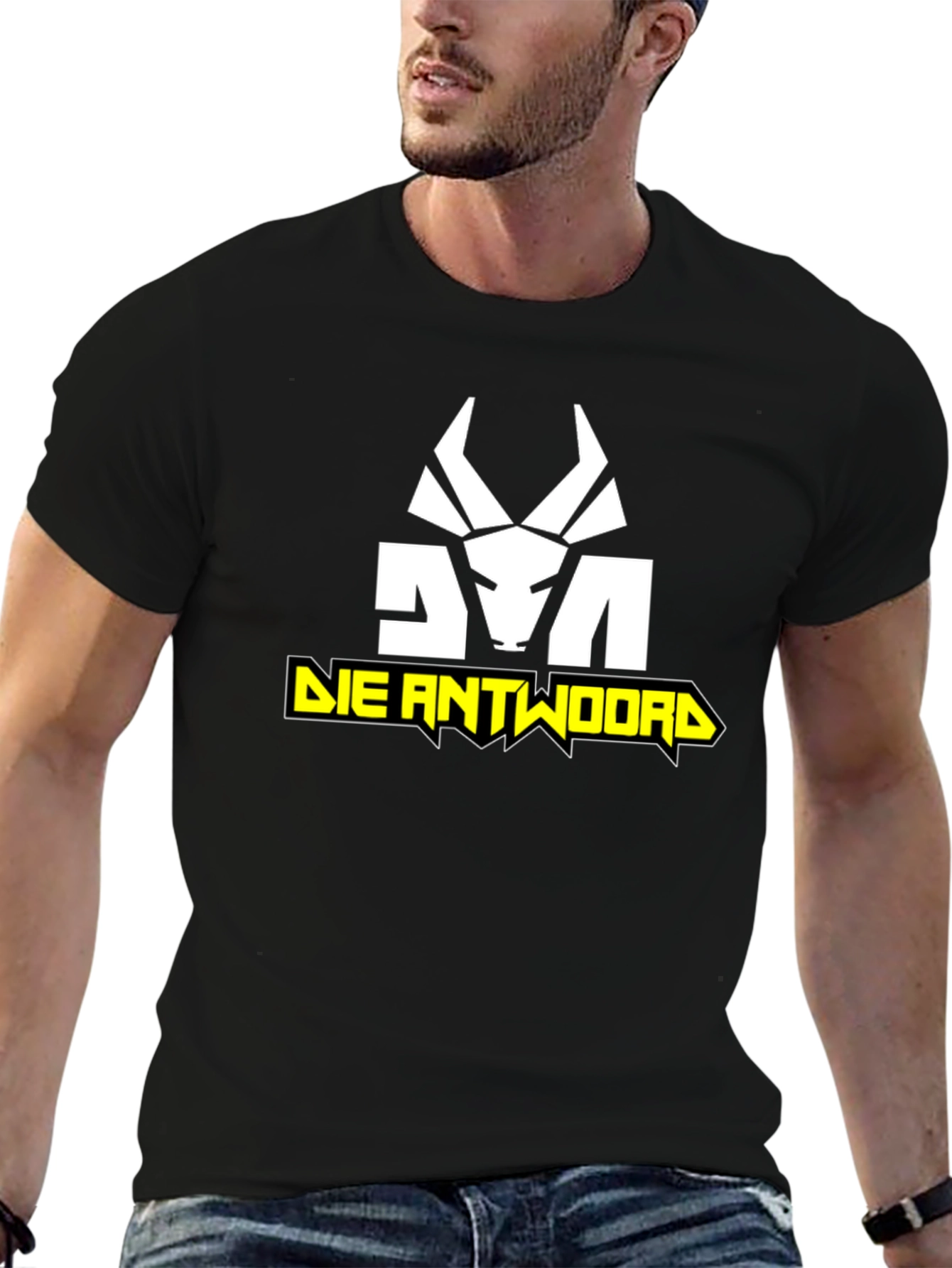 Die Antwoord Graphic Print Black T-Shirt