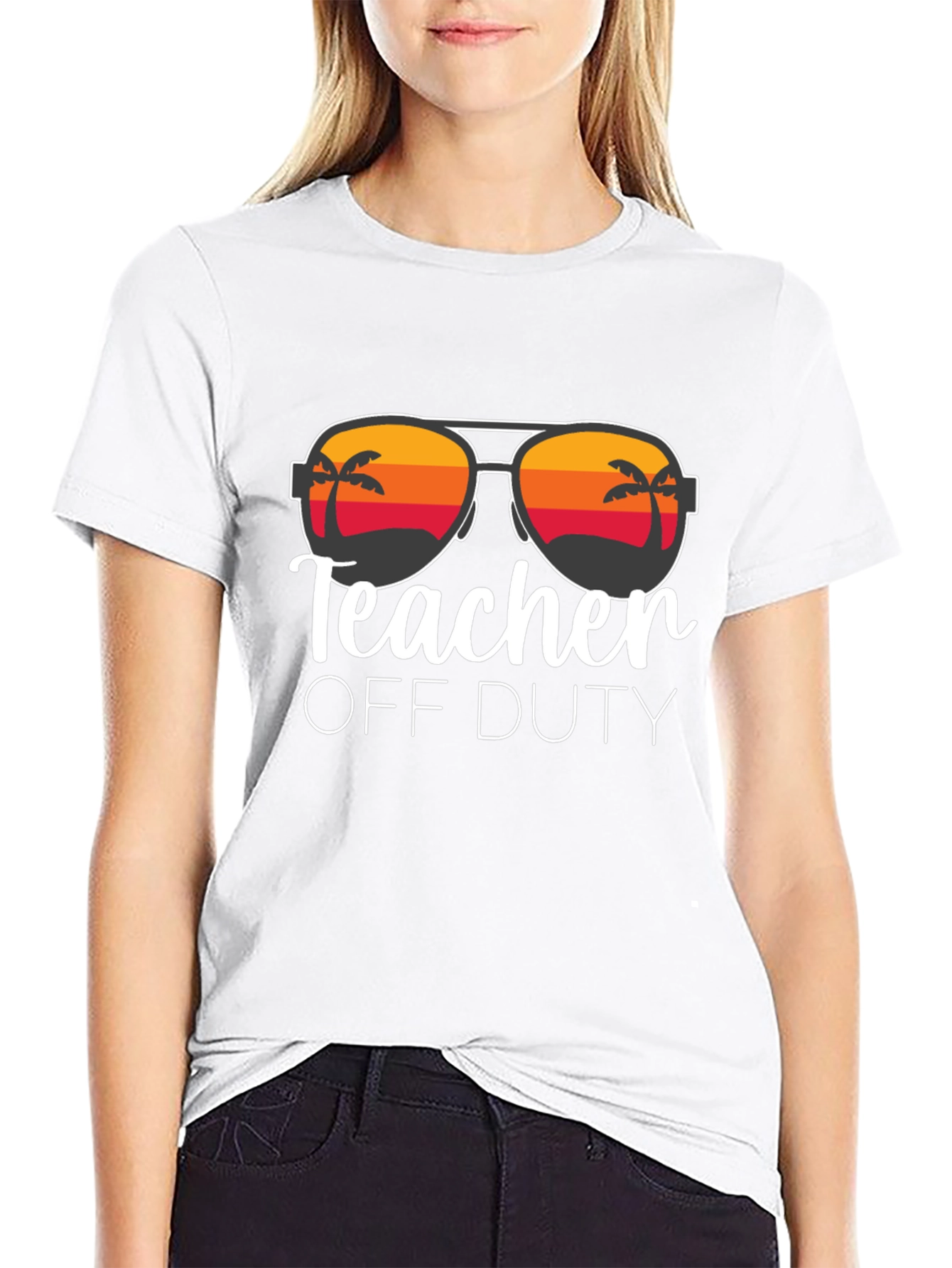 Teacher Off Duty Graphic T-Shirt